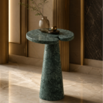 Aroma Green Marble Side Table