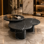 Three Sisters Black Centre Table Set